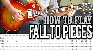 Velvet Revolver  Fall To Pieces FULL Guitar Lesson With Tab [upl. by Levey]