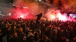 Amsterdam  plus de 60 arrestations Ce que lon sait de lagression de supporters israéliens [upl. by Iharas]