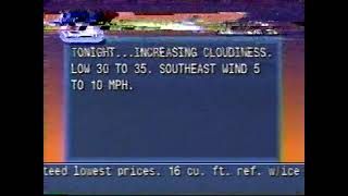 Weather Channel Local Forecast 1996 [upl. by Adnac]