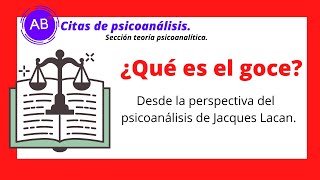 ¿Qué es el GOCE en la enseñanza de LACAN Una referencia central [upl. by Mcclenon109]