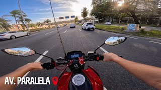 MOTOVLOG SALVADOR BA  AV PARALELA [upl. by Bram]