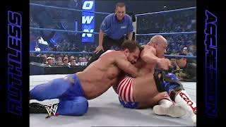 Kurt Angle vs Chris Benoit  SmackDown 2002 2 [upl. by Theodoric]