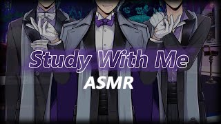 ツイステ STUDY WITH ME in Mostro Lounge  3D SPACE BGM  Twisted Wonderland Immersive ASMR [upl. by Tadich292]