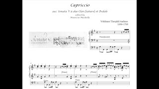 Volckmar Theophil Andreas 16861768 Sonata V quotCapriccio à due Claviature et Pedalequot [upl. by Faina]