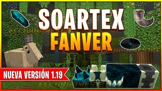 🔥TEXTURA SOARTEX FANVER para Minecraft pe 119 NUEVA ACTUALIZACIÓN 64x64 y 32x32 the wild update [upl. by Sofer]