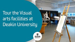 Tour the Visual arts facilities at Deakin University [upl. by Helmer443]