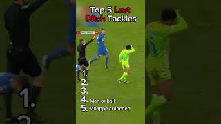 BEST LAST DITCH TACKLES IN FOOTBALL [upl. by Nimzaj927]