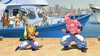 GOTENKS vs BUU  The most epic fight ever made [upl. by Iyre]