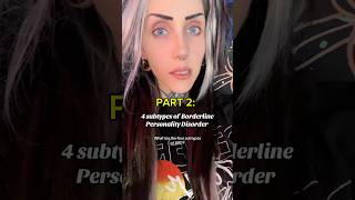 4 Subtypes of Borderline Personality Disorder PART 2 bpd [upl. by Yrak]