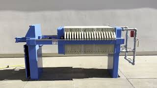 JWI 7 CU AIRHYDRAULIC FILTER PRESS FP2585 [upl. by Anitram]