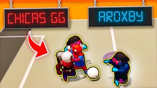 FUTBOLITO EN GANG BEASTS CHICAS GG VS AROXBY [upl. by Masterson]