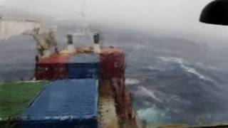 Kirbati ship Mv Moanaraoi Vs a cyclone [upl. by Gant]