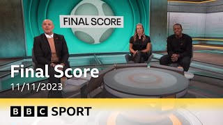 BBC Sport  Final Score supercut  11112023 [upl. by Koah]