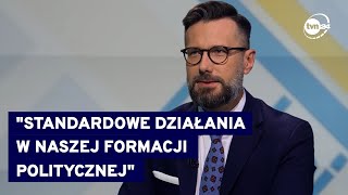 Jarosław Kaczyński zdecydował o zawieszeniu Ryszarda Czarneckiego w prawach członka PiS TVN24 [upl. by Ahsikyt]