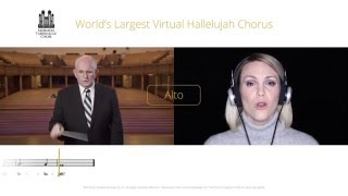 Alto Part for Hallelujah Virtual Choir  The Tabernacle Choir [upl. by Salisbarry]