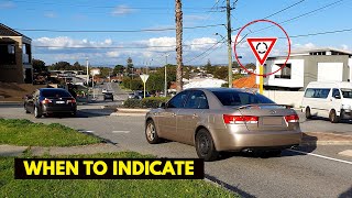 Roundabouts WHEN TO INDICATE ON AND OFF [upl. by Azaleah]