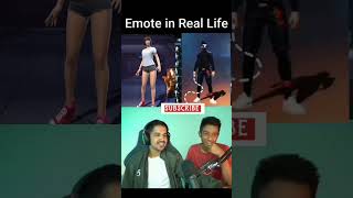 emote in real life🤗💛 freefirereallifeemotesshortsyoutubetotalgamingdesigamergyansujanviral🤴❣ [upl. by Ynneg]