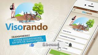 Transformez votre smartphone en GPS de randonnée avec VISORANDO [upl. by Rothstein277]