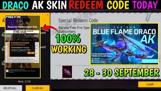 FREE FIRE REDEEM CODE TODAY 28 SEPTEMBER REDEEM CODE FREE FIRE  FF REDEEM CODE TODAY 28 SEPTEMBER 🤯 [upl. by Cathie]