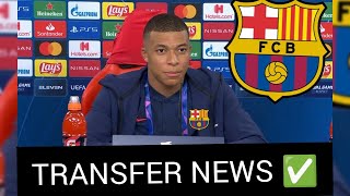 TRANSFER NEWS ✅ MBAPPE TO BARCELONA DONE DEAL FCBARCELONA PRIMIERLEAGUE MESSI HIGHLIGHT [upl. by Karame149]