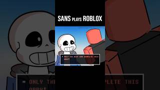 SANS plays ROBLOX obby [upl. by Gavriella164]