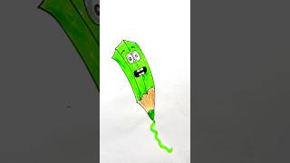 easy kids cartoon drawing ✏️ trending funny comedy fun kids drawing art viralvideo yt easy [upl. by Elsi976]