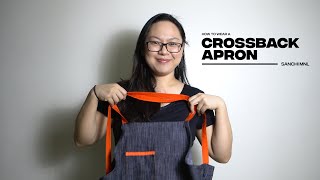 How to Wear a Crossback Apron [upl. by Eenej]