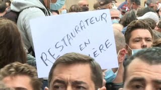 A Marseille la fronde des restaurateurs après la fermeture annoncée des bars et restaurants [upl. by Lauder]