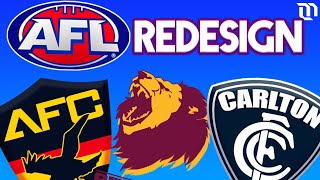 Redesigning the AFL  AdelaideBrisbaneCarlton [upl. by Neit]