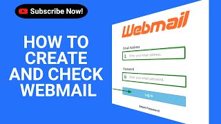 How to create and check webmail account [upl. by Ursas]