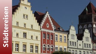 Streifzug durch die Hansestadt GREIFSWALD  Marktplatz Kirchen Hafen [upl. by Goss653]