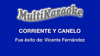 Corriente Y Canelo  Multikaraoke  Fue Éxito de Pedro Fernández [upl. by Goodman]