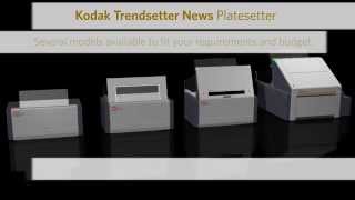 KODAK TRENDSETTER NEWS Platesetter Demo [upl. by Nabru952]