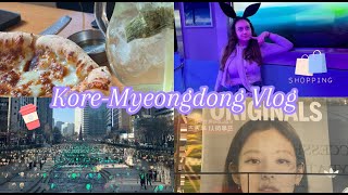 KOREMYEONGDONG VLOGKpop mağazaları Hikr GroundOkul Gezisi [upl. by Behre608]