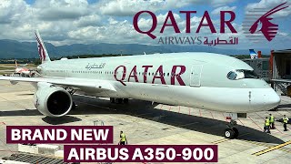 QATAR AIRWAYS AIRBUS A350900 Economy  Geneva  Doha  Flight Review [upl. by Ollie860]