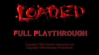 Loaded PS1 Full Playthrough  This Game Has Awesome Music [upl. by Aseyt130]