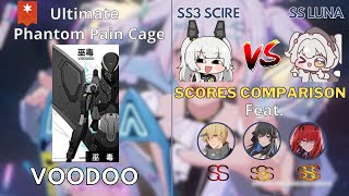 SS3 Karen Scire SS Luna Comparison Vs EX PPC Voodoo  Punishing Gray Raven Global [upl. by Yezdnil581]