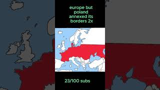 poland annexed its borders 2x poland europe countries [upl. by Lanahtan]