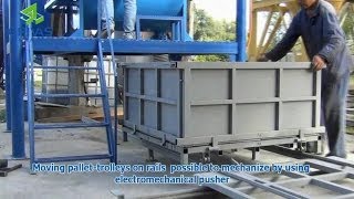 Production from foam concrete blocks CLC blocks on equipment from company quotGRIVASquot Ukraine [upl. by Plato1]