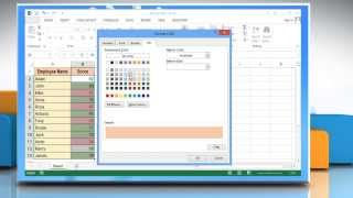 How to change Excel Cell Color based on cell value using the Conditional Formatting [upl. by Wildon]