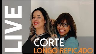 APRENDA A FAZER O CORTE DE CABELO LONGO REPICADO [upl. by Nahsin]