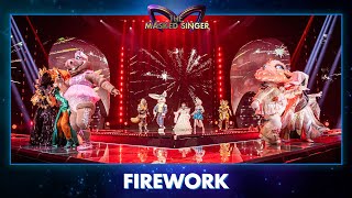 Groepsnummer  ‘Firework’  The Masked Singer  seizoen 3  VTM [upl. by Boehmer]