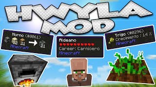 🚨MODS 31🚨  MODS DE MUNDOWIGETTA  HWYLA  ¡INFORMACIÓN EN TIEMPO REAL  PARA MINECRAFT 1112 [upl. by Anilev]