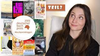 Deutscher Buchpreis 2023 Longlist  Was werde ich lesen Alle Nominierten  Teil 22 [upl. by Yffat573]