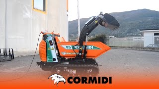 Electric minidumper C85 green vehicle l Cormidi [upl. by Luanne]