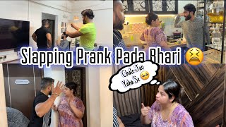 Misba Par Slapping Prank Abresh Par Bhari Padh Gaya 😩  Rona Aagaya  Fokats  Abresh amp Zeeshan [upl. by Siloum]