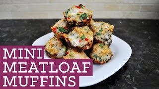 Mini Meatloaf Muffins  Mind Over Munch [upl. by Eecyaj]