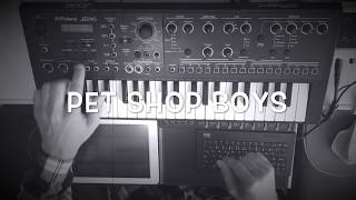 ALWAYS ON MY MIND Pet Shop Boys Synth Cover Roland JDXi [upl. by Hcahsem]