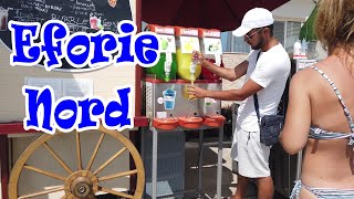 Walk in Eforie NordRomania 4K  travel video vlog calatorie tourism [upl. by Bernete217]