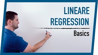 Einfache Lineare Regression Basics  Statistik  Mathe by Daniel Jung [upl. by Godwin]